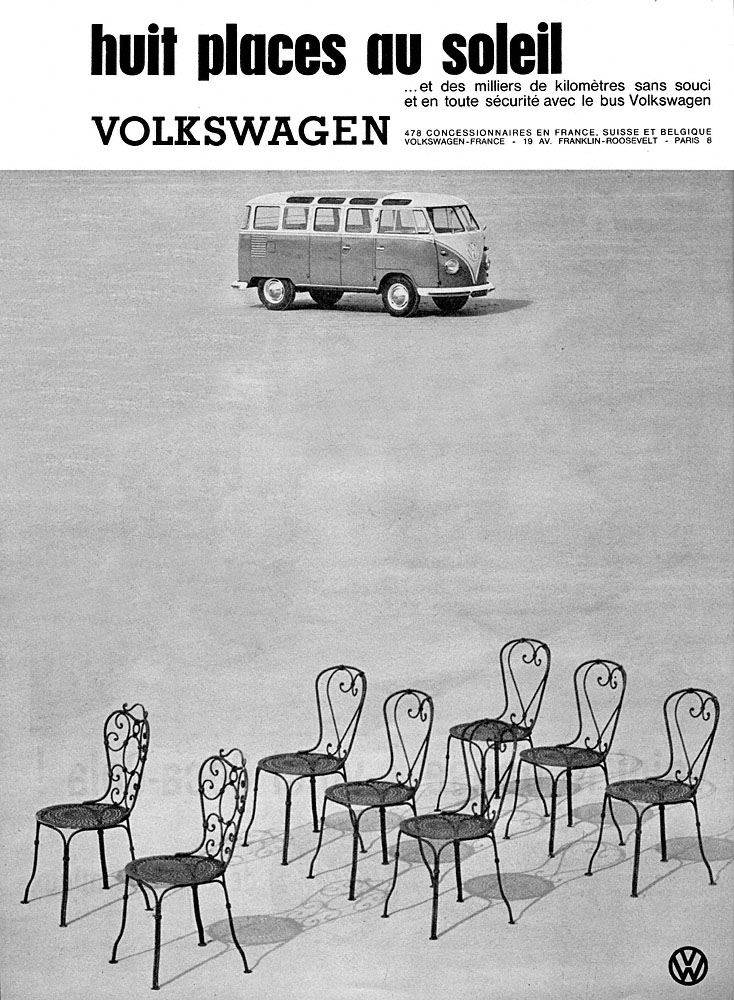 Publicité Volkswagen 1961