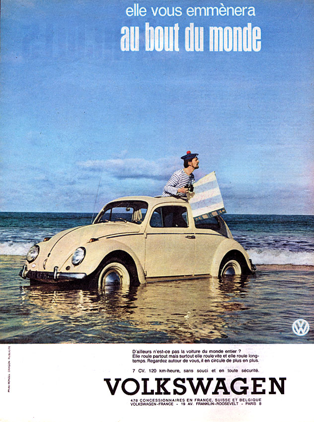 Publicité Volkswagen 1961