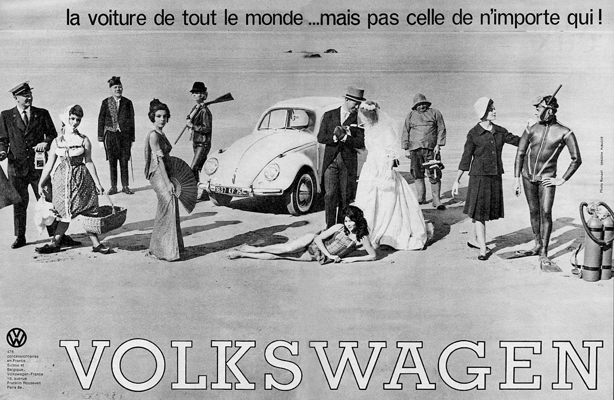 Publicité Volkswagen 1961