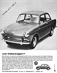 Publicit Volkswagen 1962