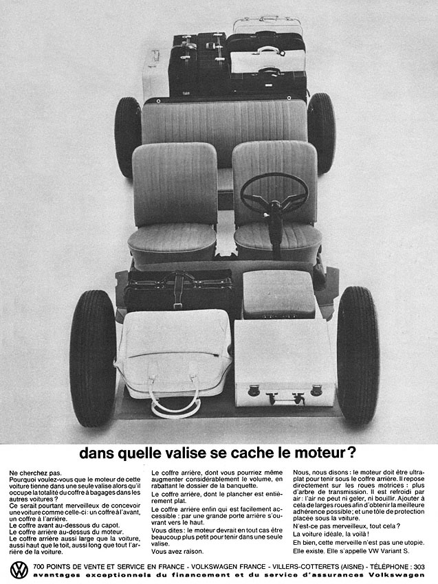 Publicité Volkswagen 1965