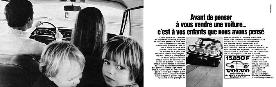 Publicité Volvo 1969