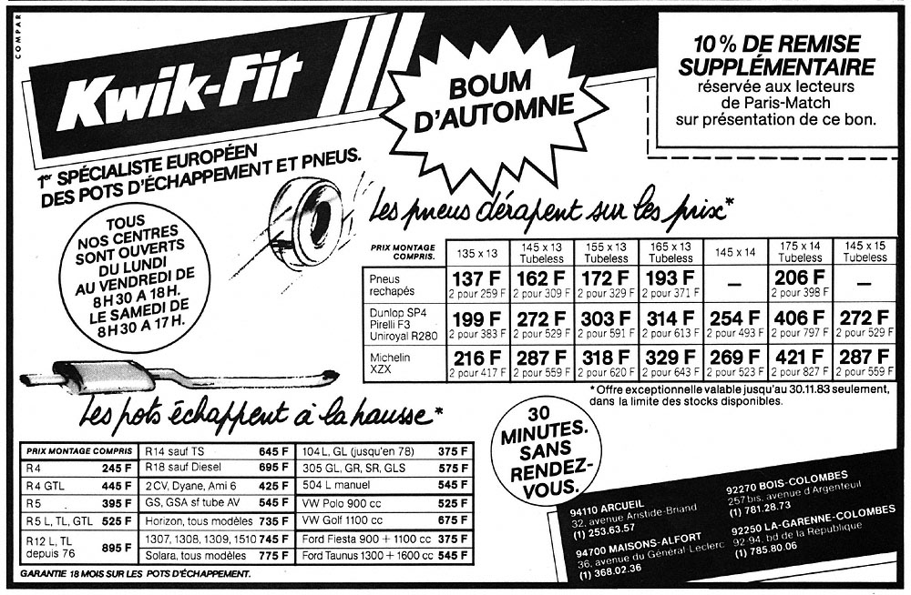 Publicité Zzdivers_AUT5 1983
