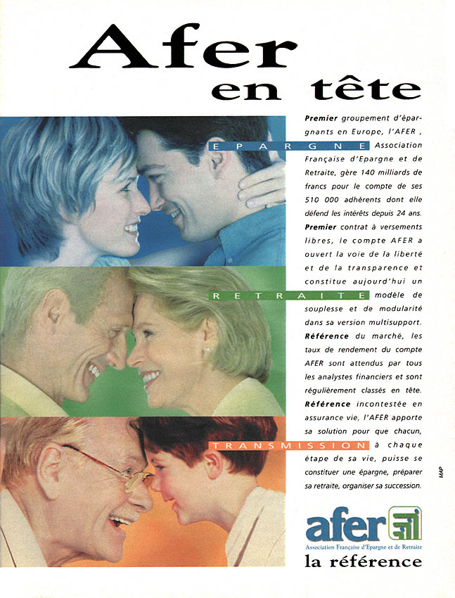 Publicité Afer 1999