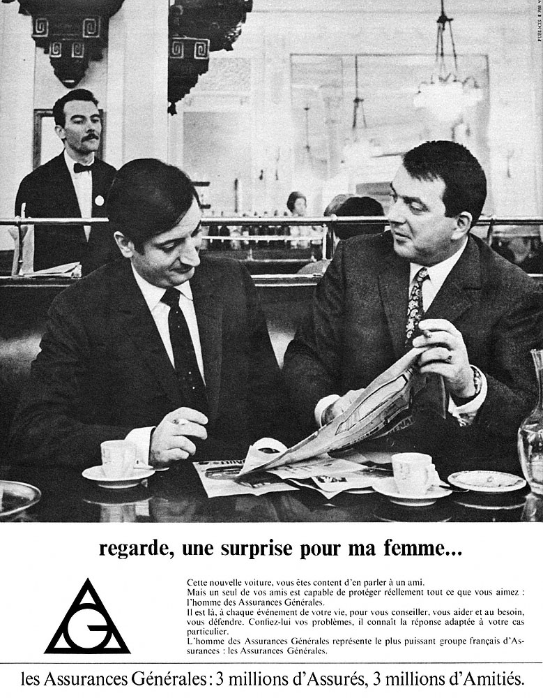 Publicit� Assurances Generales 1966