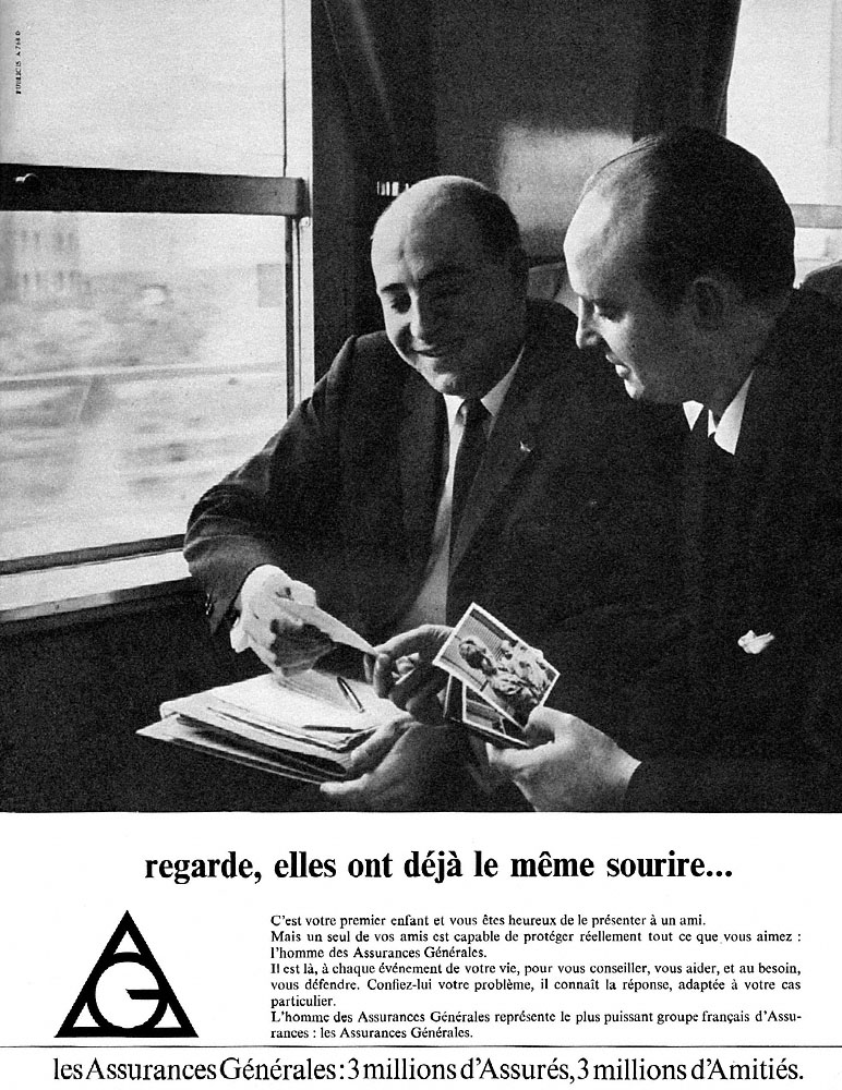 Publicit� Assurances Generales 1966