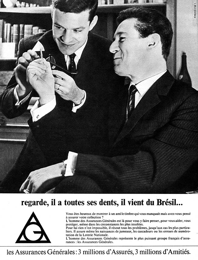 Publicité Assurances Generales 1966