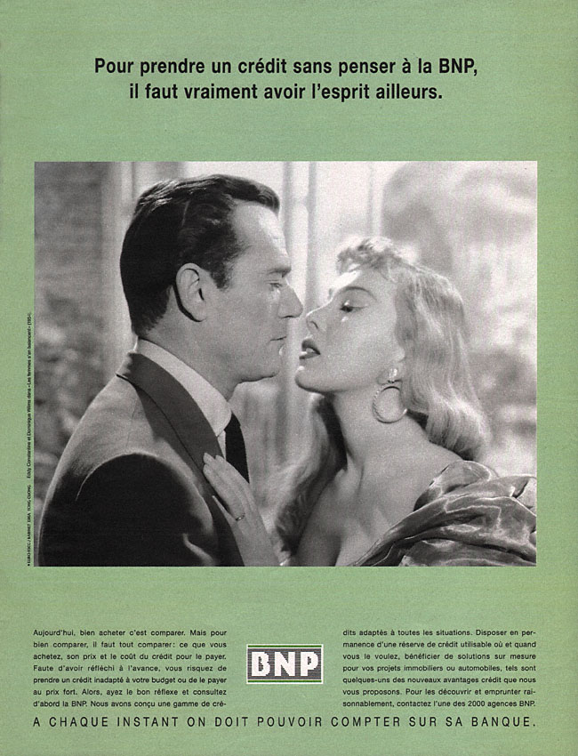 Publicité BNP 1996