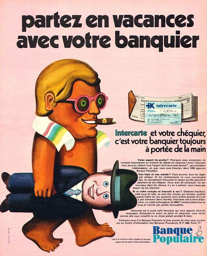 Publicité Banque Populaire 1969