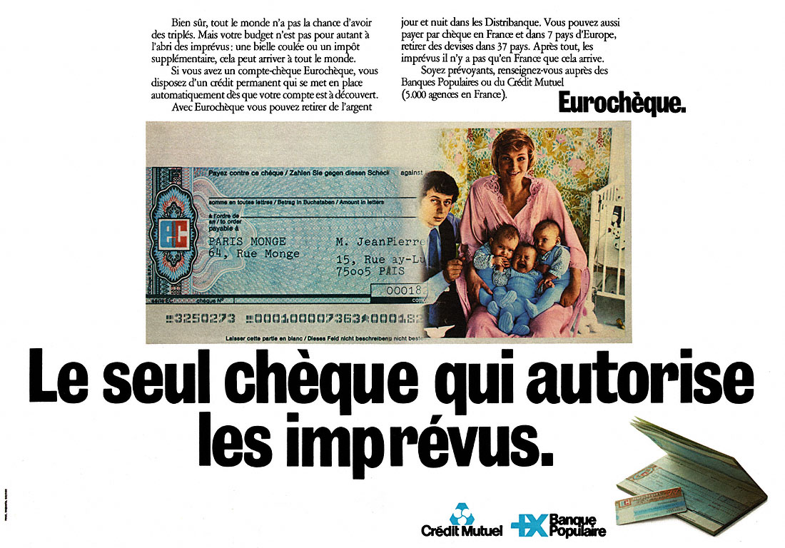 Publicité Banque Populaire 1977
