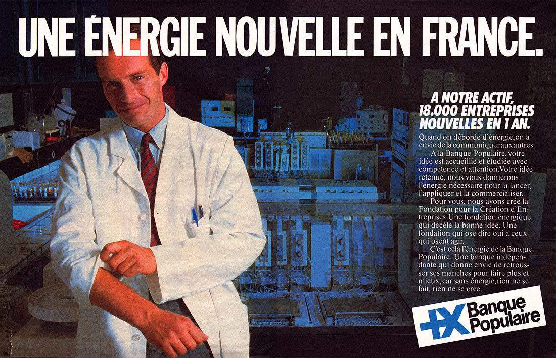 Publicité Banque Populaire 1984