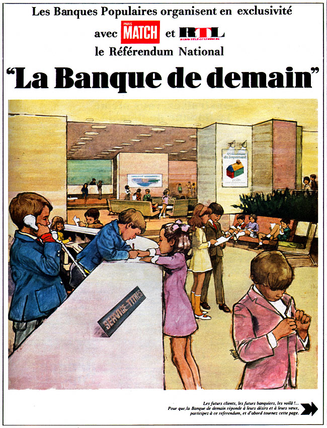 Publicité Banque Populaire 1967