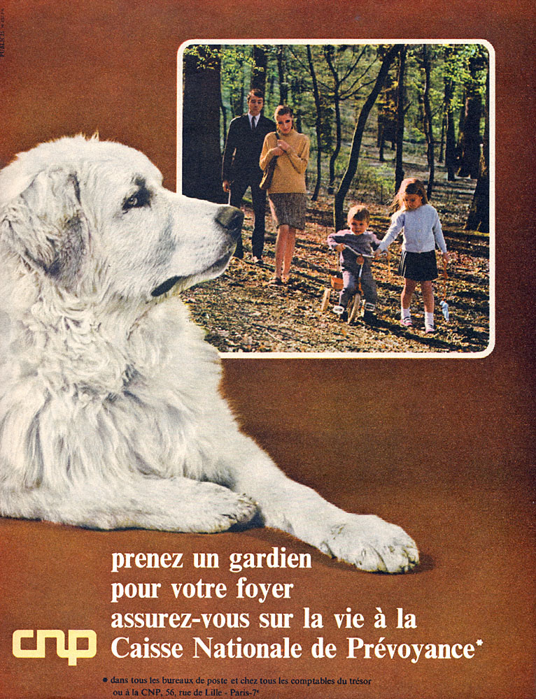 Publicit� Caisse Pr�voyance 1967