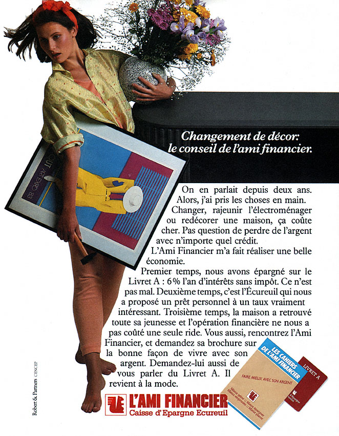Publicité Caisse Epargne 1985