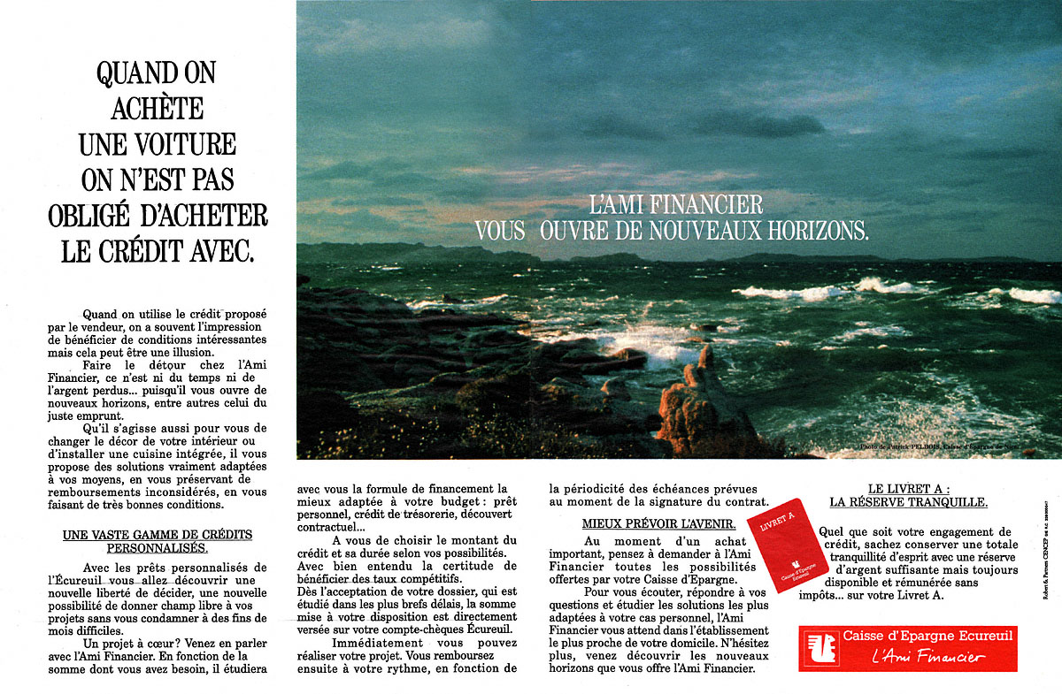 Publicité Caisse Epargne 1990