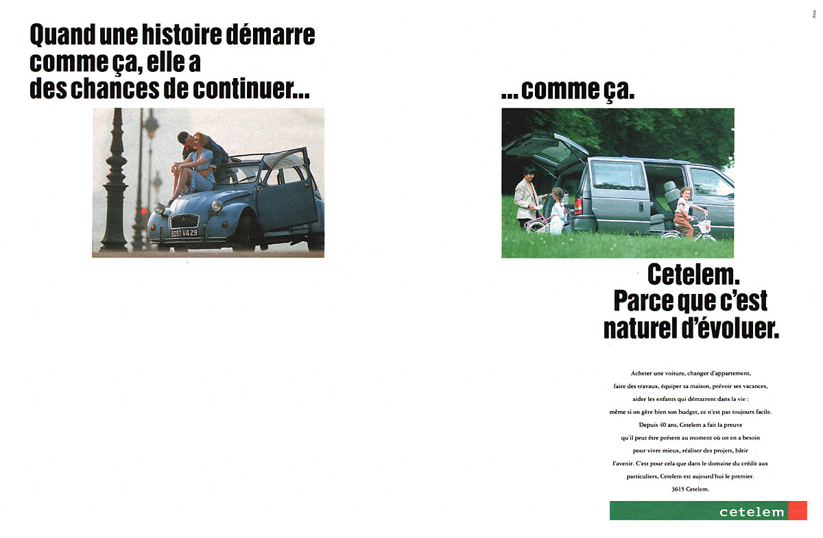 Publicité Cetelem 1993