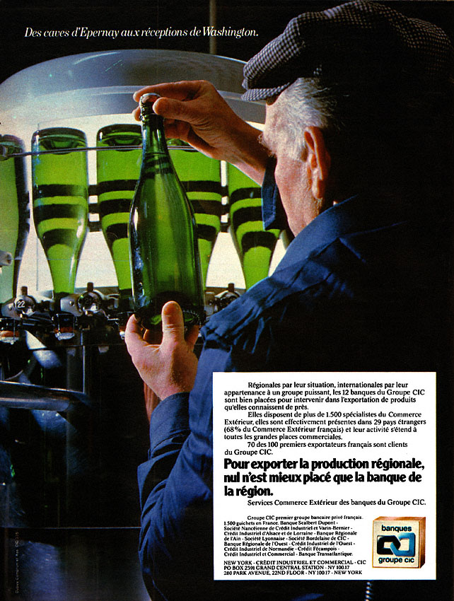 Publicité Cic 1977