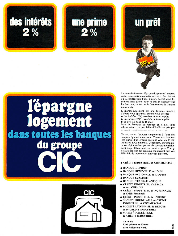Publicit� Cic 1966