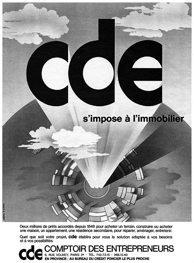 Publicité Comptoir des entrepreneurs 1972