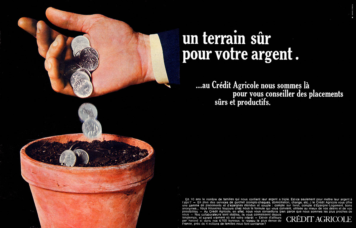 Publicit� Credit Agricole 1968