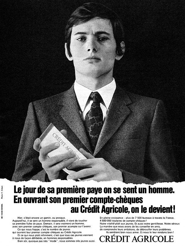 Publicité Crdit Agricole 1970