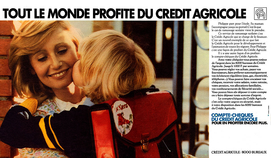 Publicité Crdit Agricole 1974