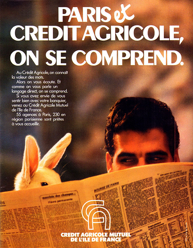 Publicité Crdit Agricole 1984