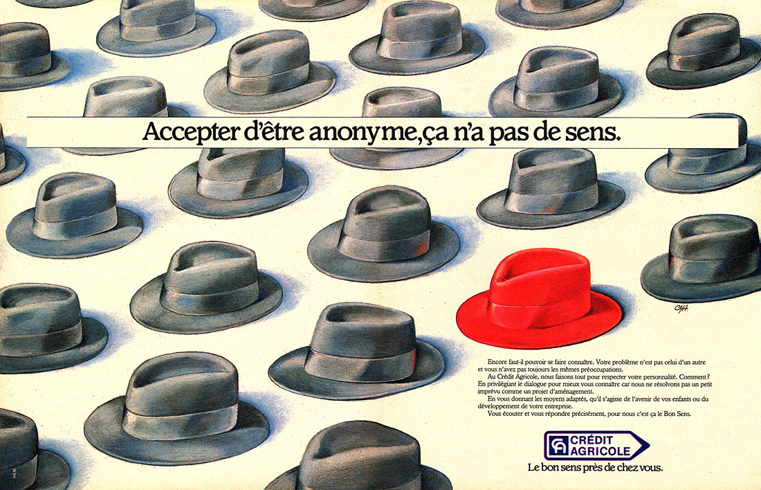 Publicité Crdit Agricole 1985