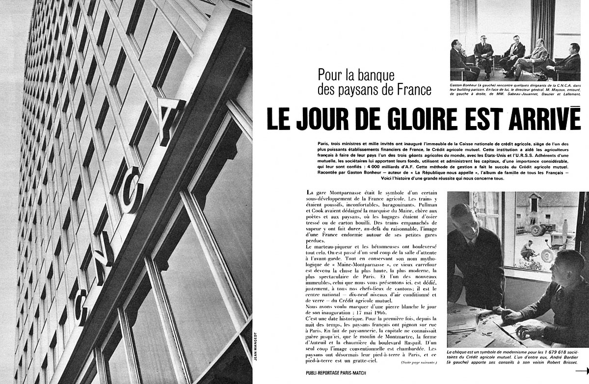 Publicit� Credit Agricole 1966