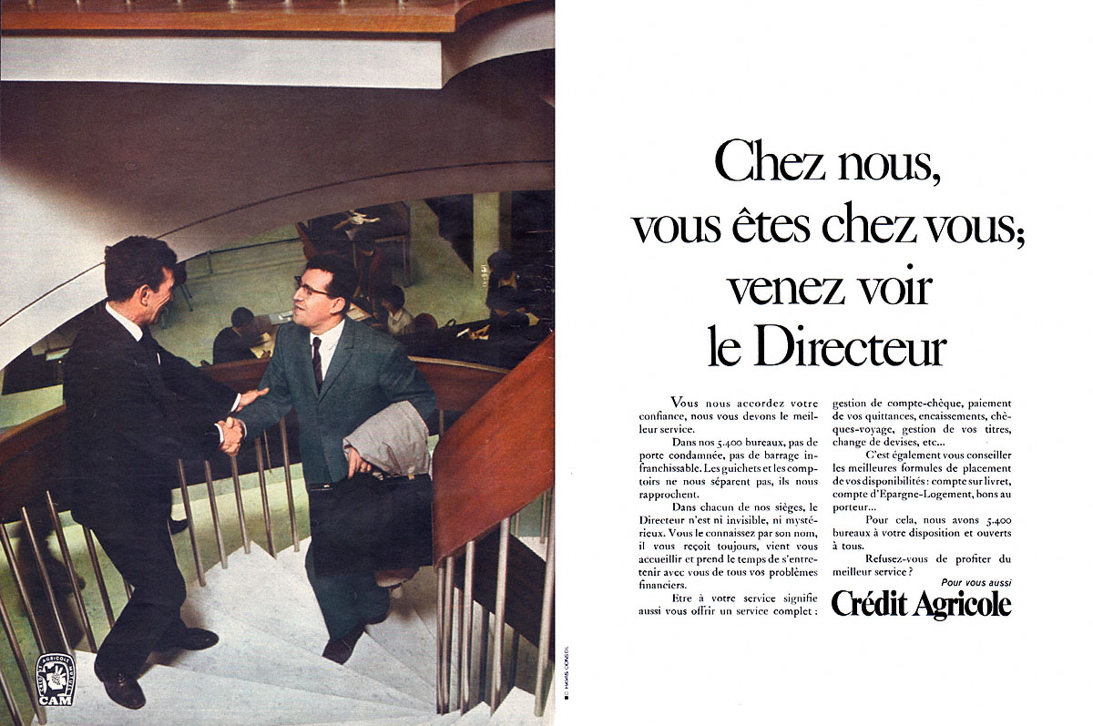 Publicit� Credit Agricole 1967