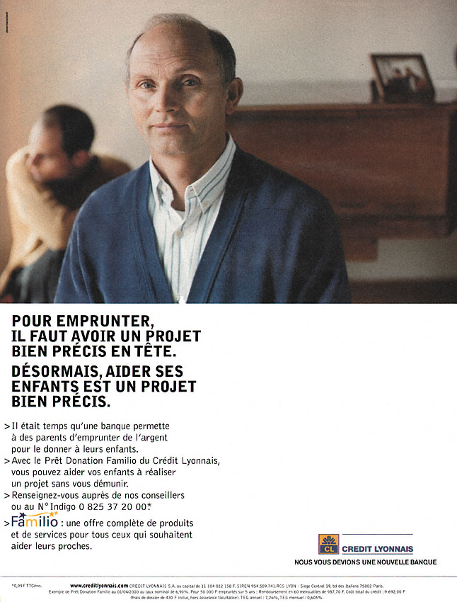 Publicité Crdit Lyonnais 2000