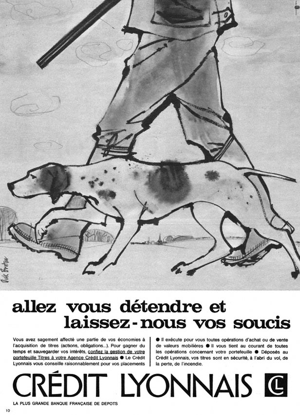 Publicité Crdit Lyonnais 1962