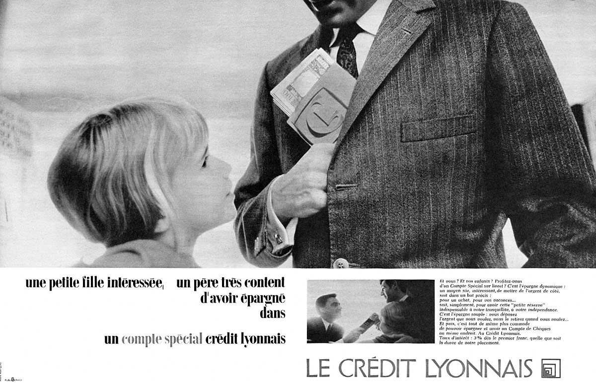 Publicit� Credit Lyonnais 1966