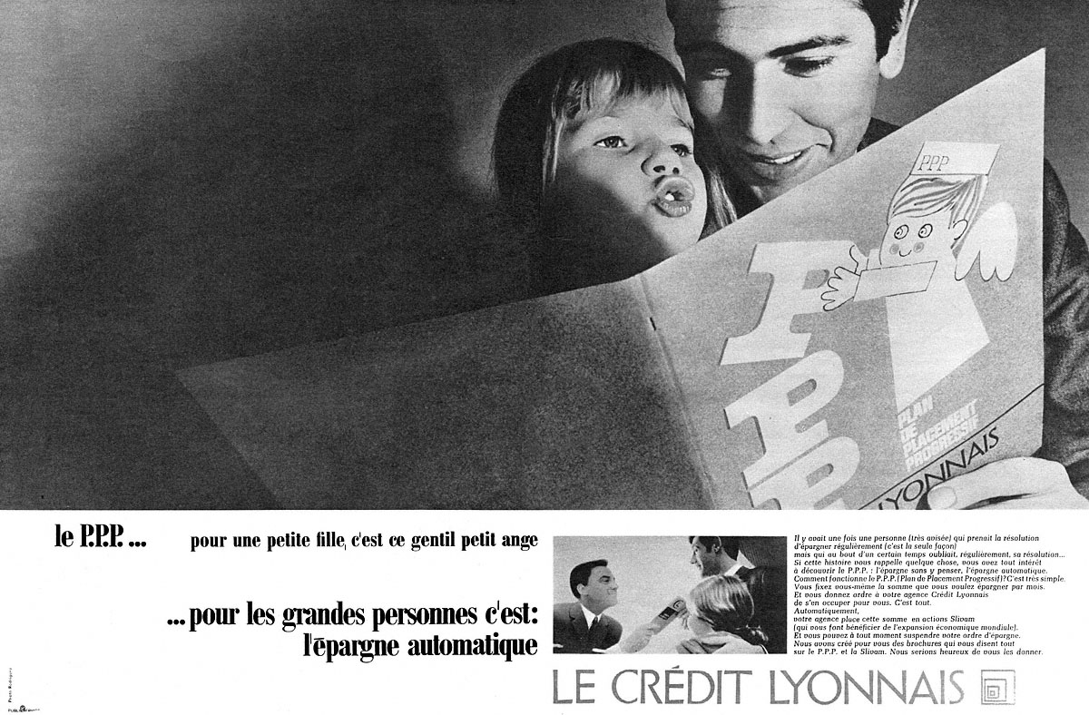Publicit� Credit Lyonnais 1966