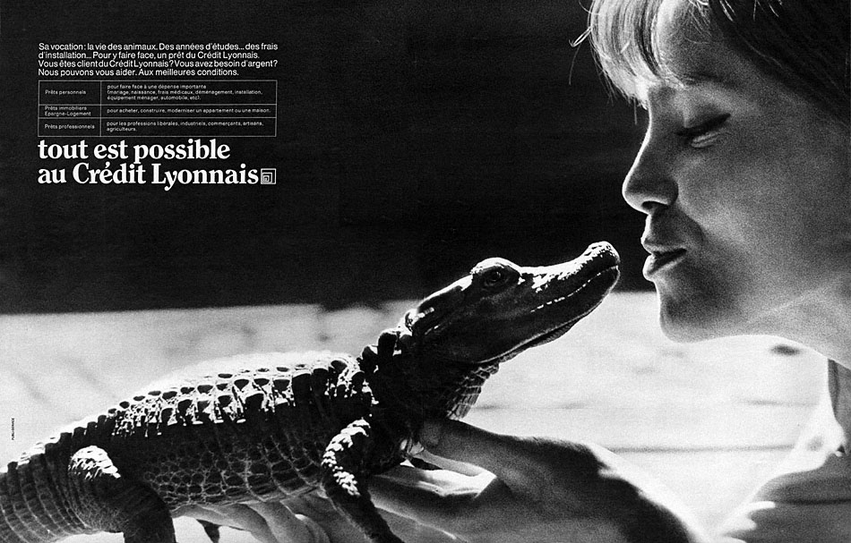 Publicité Crdit Lyonnais 1968