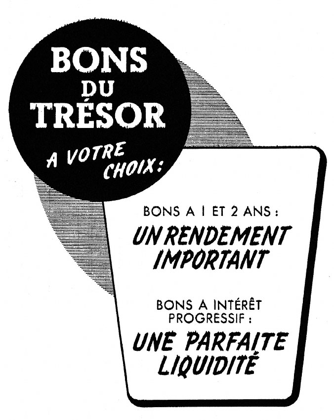 Publicité Emprunts 1953