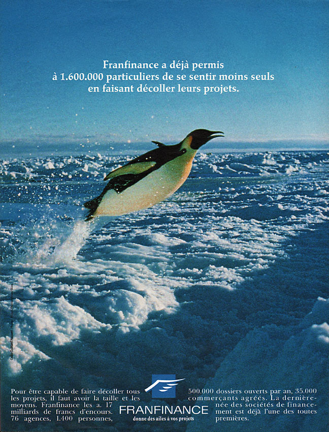 Publicité Franfinance 1990