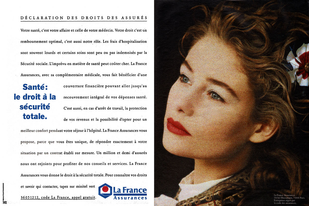 Publicité LaFrance 1989