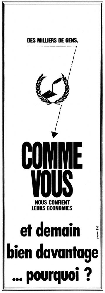 Publicit� Patrimoine Foncier 1970
