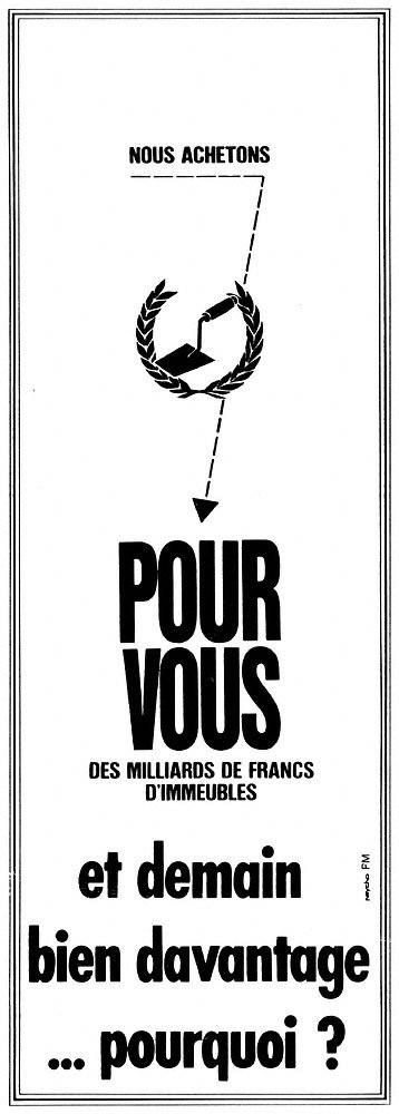 Publicit� Patrimoine Foncier 1970