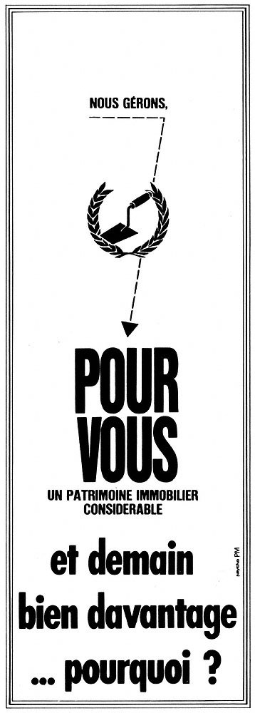 Publicit� Patrimoine Foncier 1970