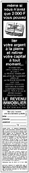 Publicit Revenu Immobilier 1968