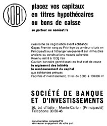 Marque Sobi 1962