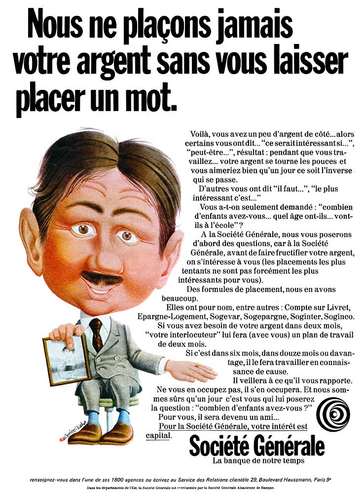 Publicit� Soci�t� G�n�rale 1970