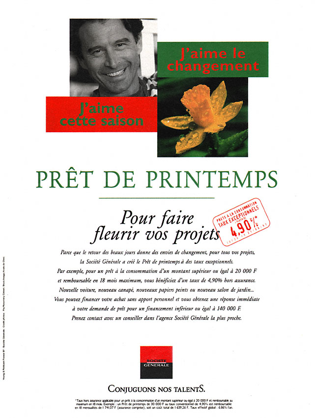 Publicité Socit Gnrale 1997