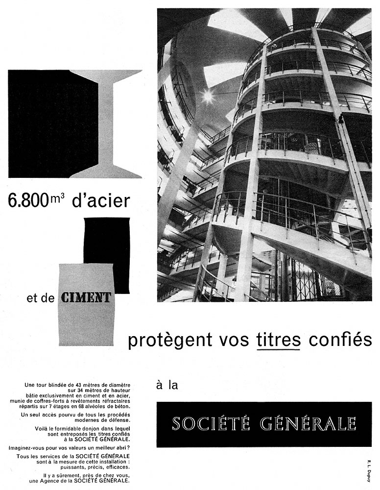 Publicité Socit Gnrale 1959