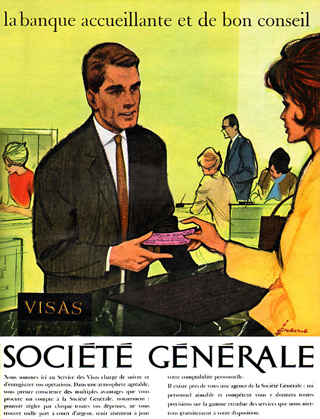Publicité Socit Gnrale 1962