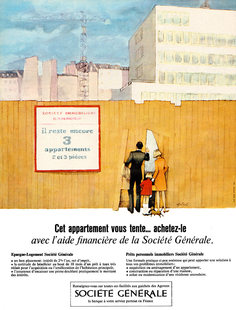 Publicit� Soci�t� G�n�rale 1966