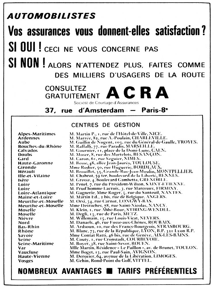 Marque ZxDiversAssurances 1967