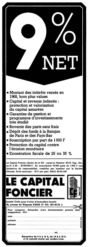 Publicité Zzdivers_BAN5 1969
